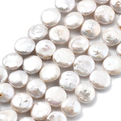 Natural Baroque Keshi Pearl Beads Strands PEAR-B004-16D-02A-1