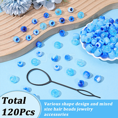1Bag Plastic Hair Braiding Tool FIND-PA0001-58-1
