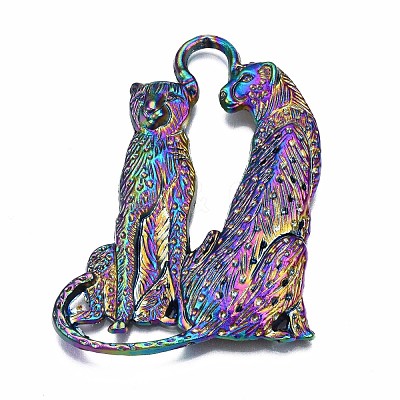 Alloy Big Pendant Rhinestone Settings PALLOY-N163-132-NR-1