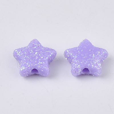 Opaque Acrylic Beads X-MACR-T033-04C-1