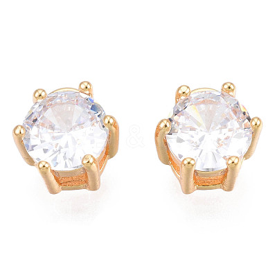 Brass Inlaid Cubic Zirconia Charms KK-N216-346A-1