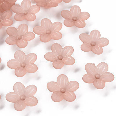 Frosted Acrylic Bead Caps MACR-S371-08A-763-1