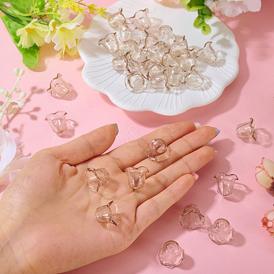 30Pcs Acrylic Bead Caps for Wind Chimes Making TACR-TA0001-69E-1