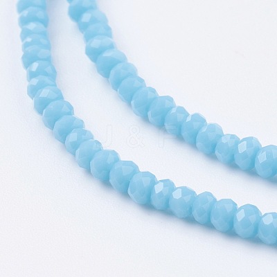 Imitation Jade Glass Beads Strands GLAA-G045-A07-1