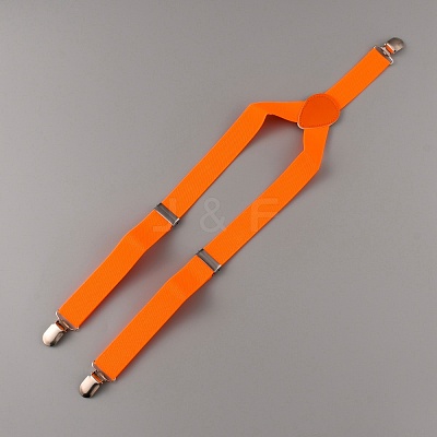 Adjustable Polyester Y-Shaped Heavy Duty Suspenders AJEW-WH0307-23J-1