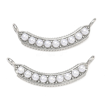 ABS Plastic Imitation Pearl Pendants KK-P348-01P-1