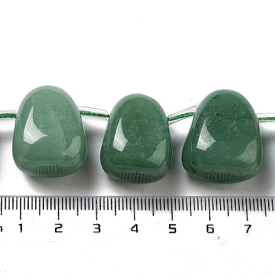 Natural Green Aventurine Beads Strands G-P528-E08-01-1