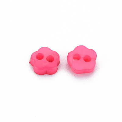 2-Hole Plastic Buttons X-BUTT-N018-029-1