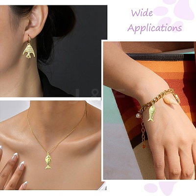 9Pcs 9 Styles Brass Pendants KK-CJ0004-41-1