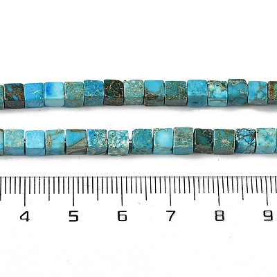Dyed Synthetic Imperial Jasper Beads Strands G-H087-F02-01B-1-1