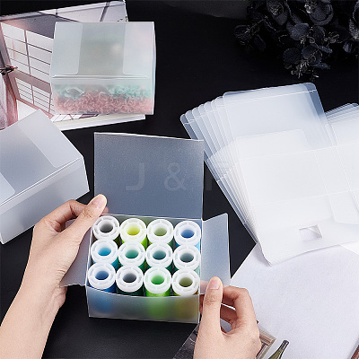 Removable Transparent Plastic Box CON-WH0085-46-1
