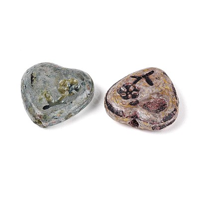 Picasso Baking Paint Glass Beads DGLA-T004-76M-1