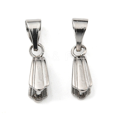 Non-Tarnish 304 Stainless Steel Ice Pick Pinch Bails STAS-G310-16P-1