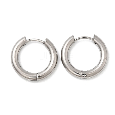 316F Stainless Steel Hoop Earrings EJEW-D341-01D-P-1