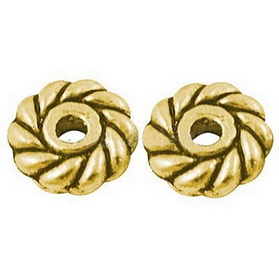 Tibetan Style Alloy Spacer Beads LS-LF10764Y-G-1