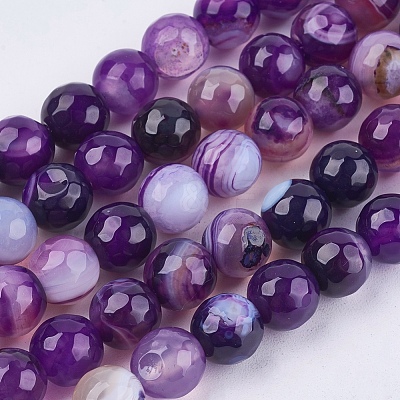 Natural Madagascar Agate Beads Strands G-N213B-61-1