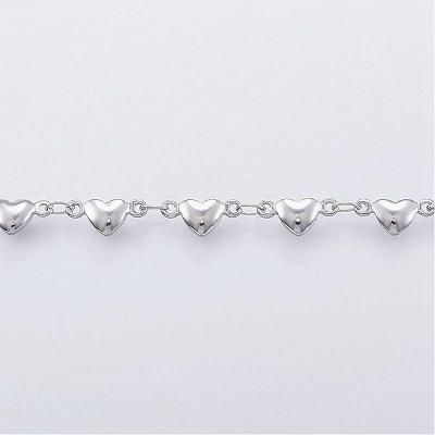 Tarnish Resistant 304 Stainless Steel Bar Link Chains STAS-G038-05P-1