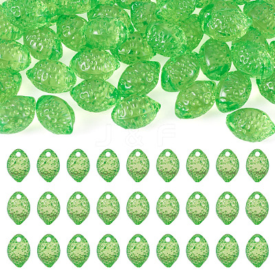 50Pcs Transparent Acrylic Beads TACR-TADJ0001-01B-1