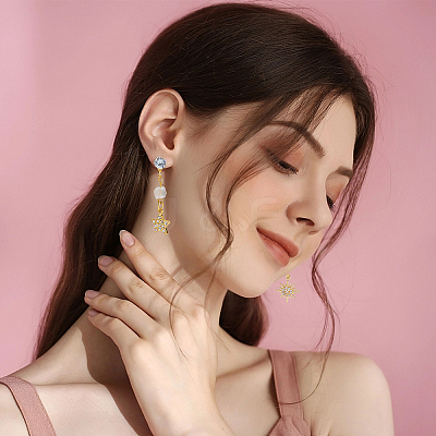 Brass Stud Earring Findings & Plastic Ear Nuts KK-FH0003-76-1