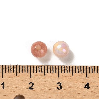Opaque Acrylic Beads OACR-Z016-01B-12-1