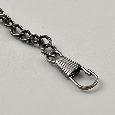 Alloy Clip Pocket Watch Chain FIND-WH0018-22B-1