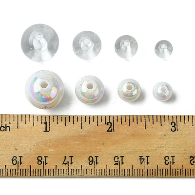 250Pcs 8 Styles Opaque Acrylic Beads MACR-FS0001-62-1