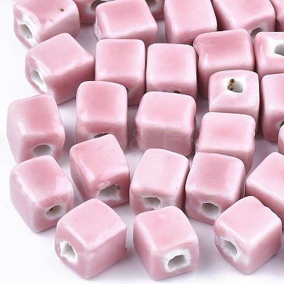 Handmade Porcelain Beads X-PORC-S498-38A-1