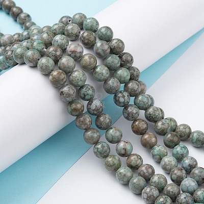 Natural Maifanite/Maifan Stone Beads Strands X-G-P451-01A-D-1