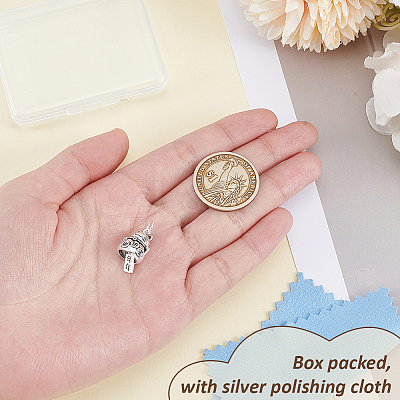 1Pc S925 Sterling Silver Pendants STER-BC0003-20A-1