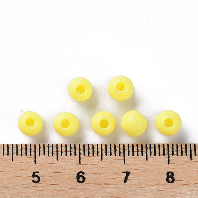 Opaque Acrylic Beads MACR-S370-C6mm-A10-1