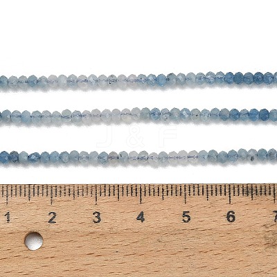 Natural Devil Blue Aquamarine Beads Strands G-NH0072-A01-01-1