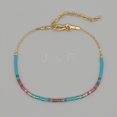 Bohemian Glass Seed Bead Beaded Bracelets for Women LS-ZS2155-2-1