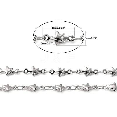 Tarnish Resistant 304 Stainless Steel Link Chains CHS-K001-40-1
