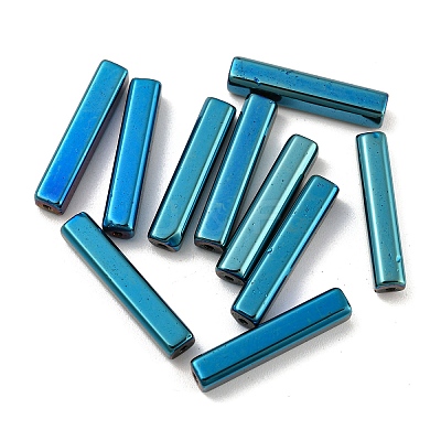 Electroplate Glass Beads GLAA-D024-01L-1