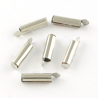 Iron Slide On End Clasp Tubes X-IFIN-R212-01P-2.0cm-1