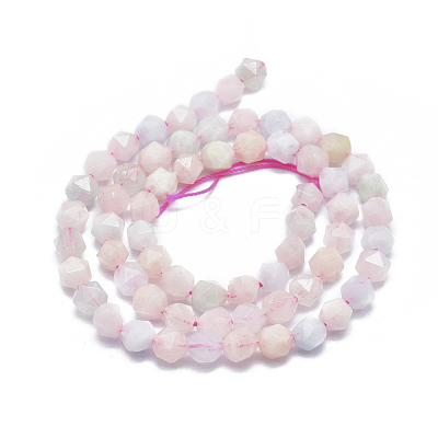 Natural Morganite Beads Strands G-K303-B03-6mm-1