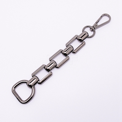 Zinc Alloy Bag Extender Chains PALLOY-WH0076-11B-RS-1