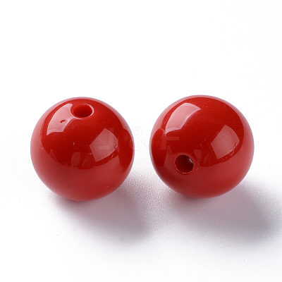 Opaque Acrylic Beads X-MACR-S370-C16mm-A14-1