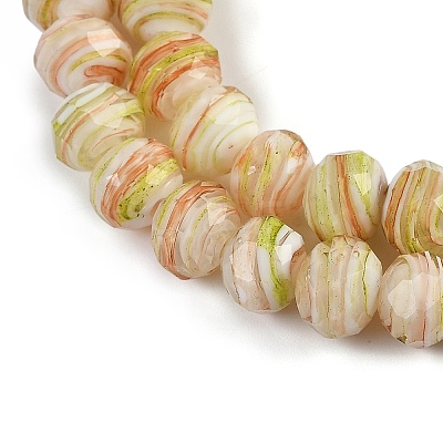 Handmade Lampwork Beads Strands LAMP-T007-13J-1