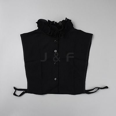 Detachable Chiffon Shirt Women False Collar AJEW-WH20054-047A-1