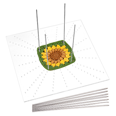 Acrylic Crochet Blocking Board AJEW-WH0317-03-1