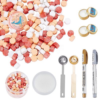 DIY Wax Seal Wax Sealing Stamps Tools Sets DIY-CP0002-81B-1