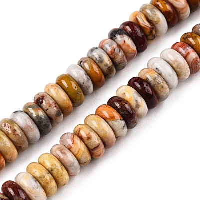 Natural Crazy Agate Beads Strands G-T138-64-1