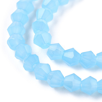 Imitation Jade Glass Beads Strands EGLA-A039-J2mm-D03-1