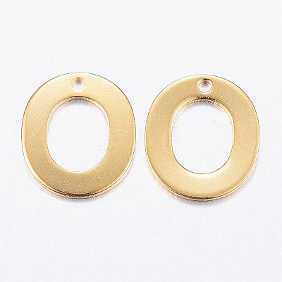 304 Stainless Steel Charms STAS-P141-O-1
