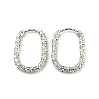 Non-Tarnish 304 Stainless Steel Hoop Earring LS-STAS-A091-17B-P-1