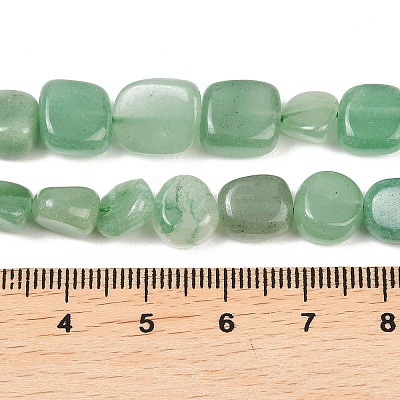 Natural Green Aventurine Beads Strands G-K395-B04-02-1