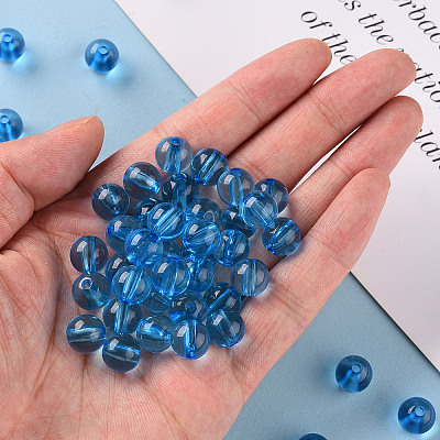 Transparent Acrylic Beads MACR-S370-A10mm-759-1