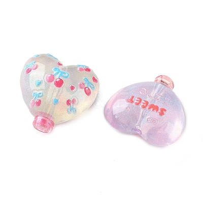 Transparent Printed Acrylic Beads AC-CBA6251-02-1