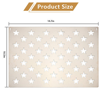 Star 201 Stainless Steel Cutting Dies Stencils DIY-WH0002-52-1